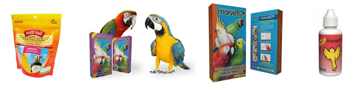 Alimento para aves Marvel